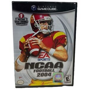 Nintendo GameCube EA Sports NCAA Football 2004 Video Game Disc With Case OS